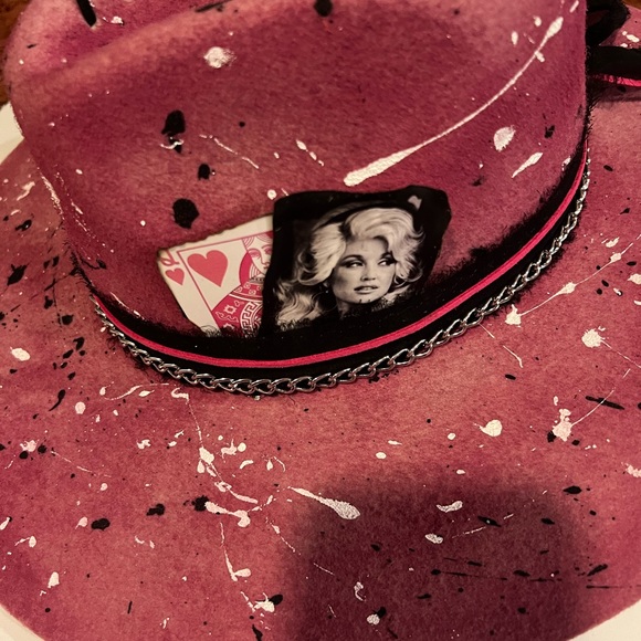 Pink dolly Parton Charlie 1 horse cowboy hat cowgirl hat - Picture 8 of 11